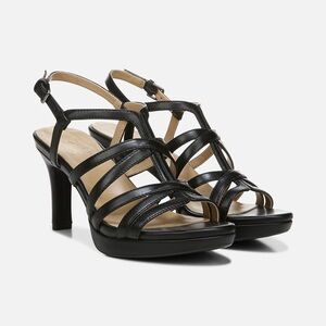 Naturalizer Baylor Dress Sandals Black Size 10